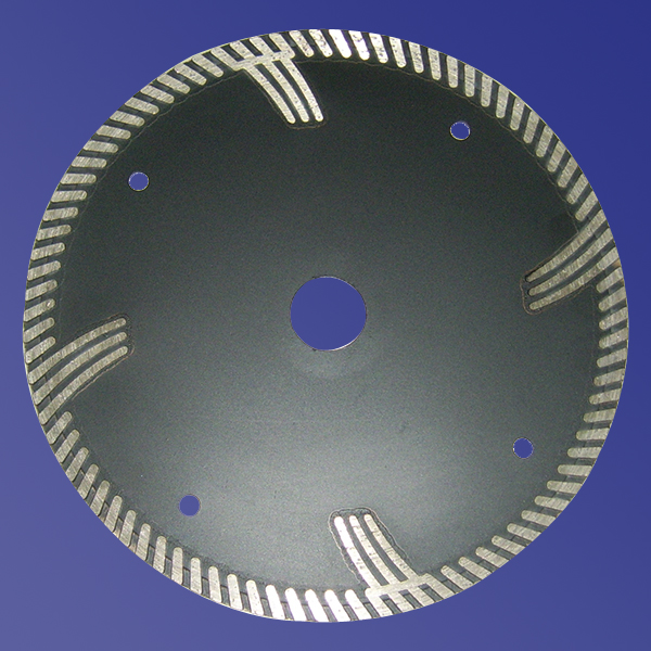 HOT PRESS SINTERED TURBO (SEGMENTED) WITH PROTECTIVE TEETH